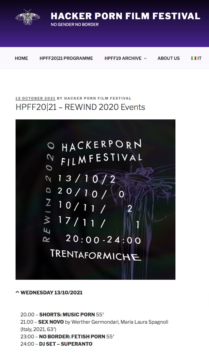 HPFF Rewind 20 21 Sex Novo