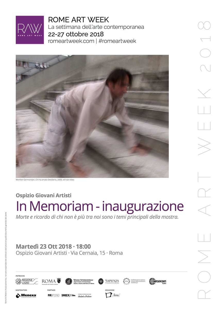 LocandinaRomeArtWeek_In Memoriam