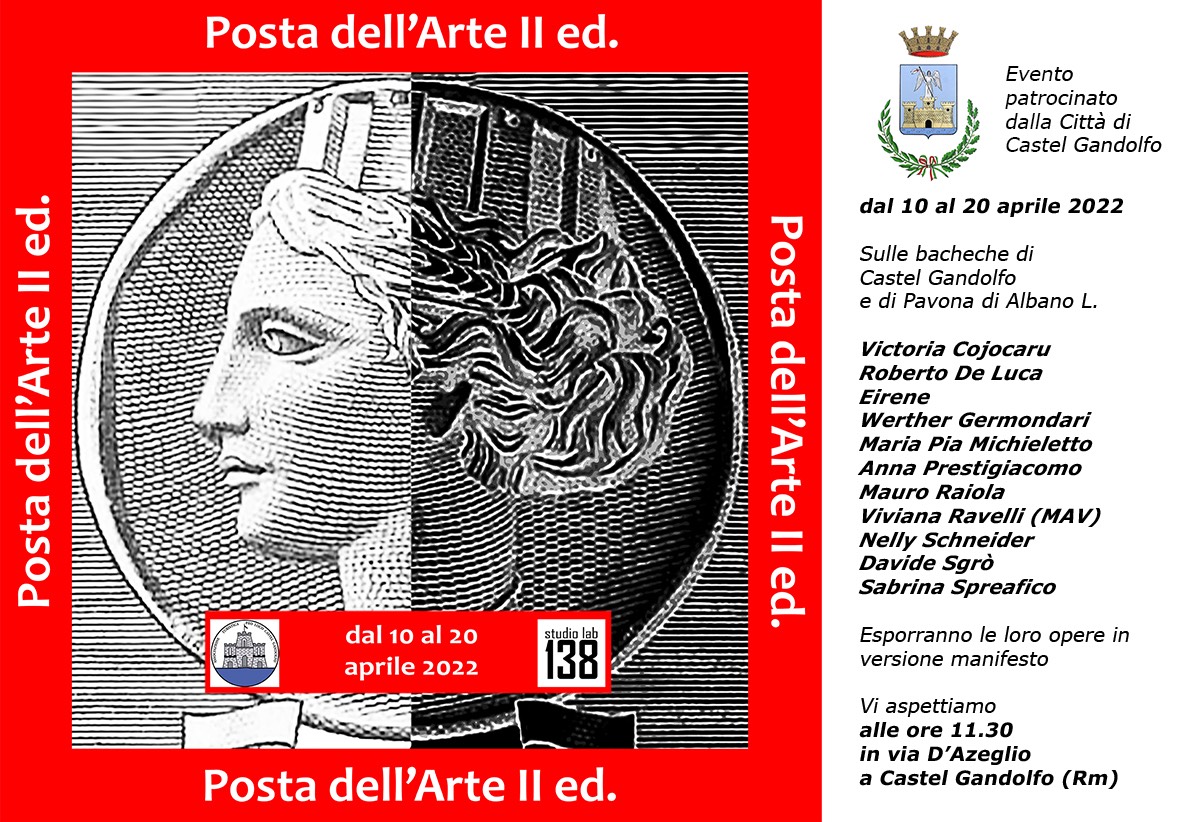 Posta dell arte II ed -MANIFESTI ARTE URBANA - 10 aprile ore 11e30